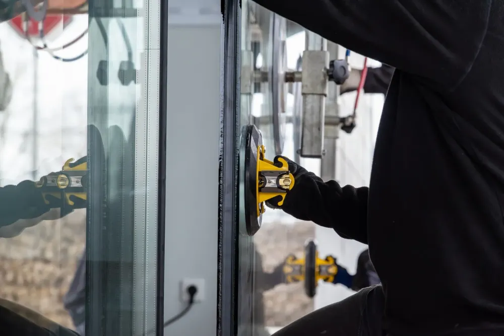 Chariot de pose à Beaumont-sur-Dême
